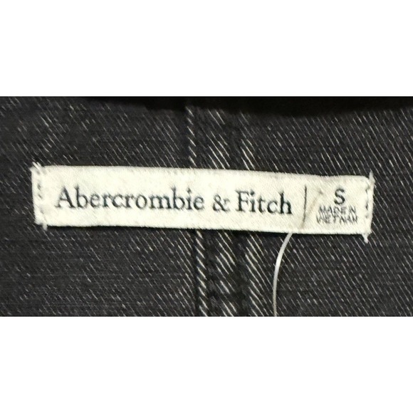 Abercrombie & Fitch Mara Black Denim Vest Mini Dress Women's Small NWT - Picture 3 of 5